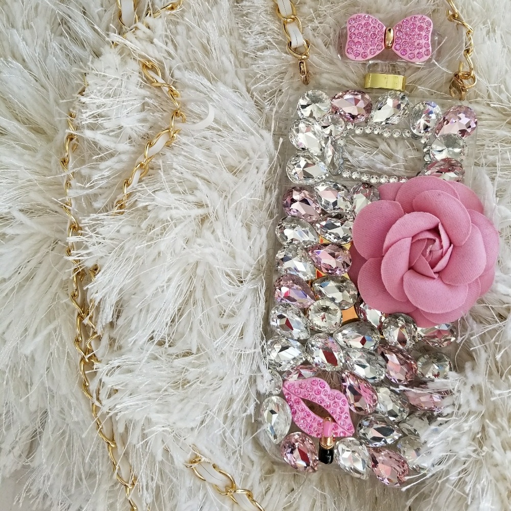 For Samsung S7/ S7 Edge Bling Case Cover Perfume